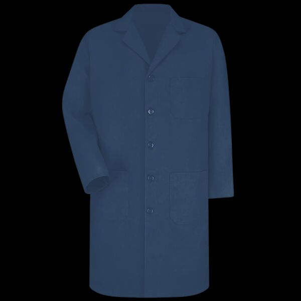 Button Front Lab Coat Extended Sizes Thumbnail