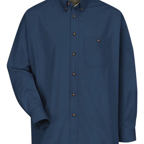 Cotton Contrast Dress Shirt Thumbnail