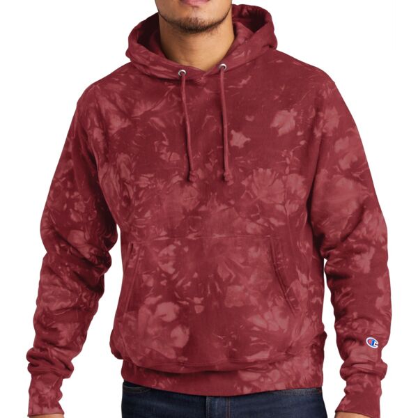 Reverse Weave ® Scrunch Dye Tie Dye Hooded Sweatshirt Thumbnail