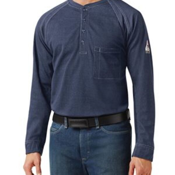 Long Sleeve Henley - Tall Sizes Thumbnail