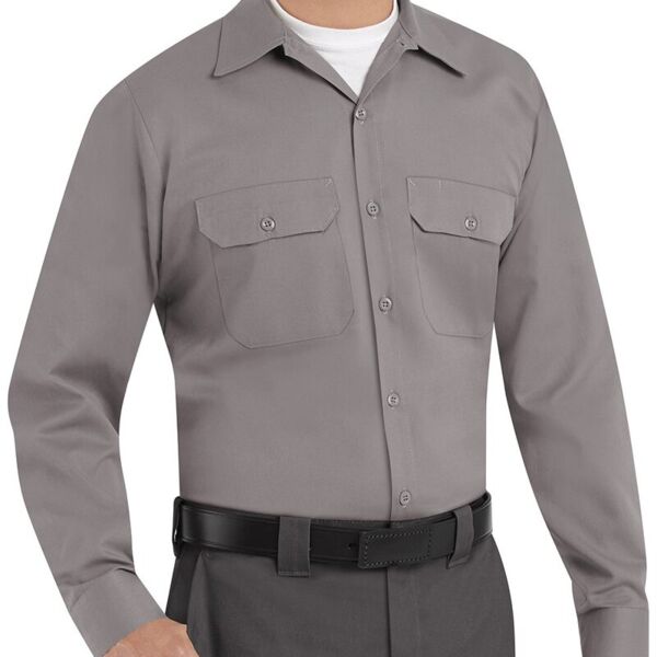 Utility Long Sleeve Work Shirt - Tall Sizes Thumbnail