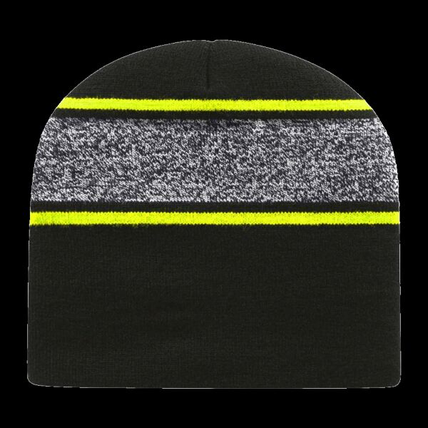 USA-Made Variegated Striped Beanie Thumbnail