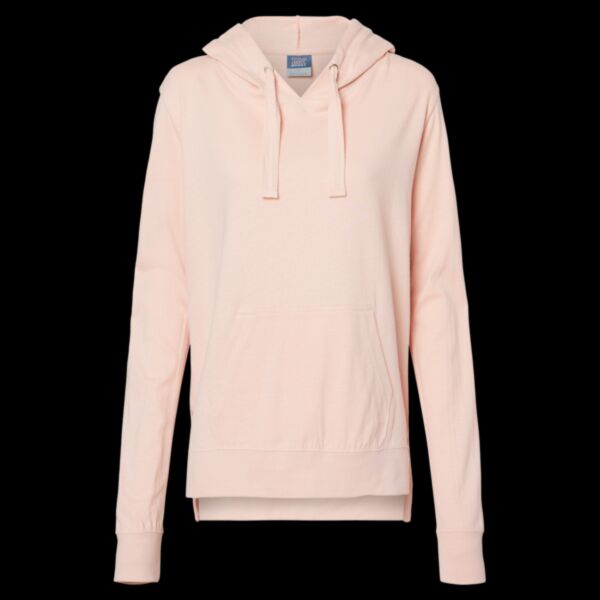 Women's Sueded Jersey Hooded Sweatshirt Thumbnail