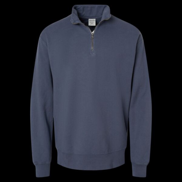 Unisex Garment-Dyed Quarter-Zip Sweatshirt Thumbnail