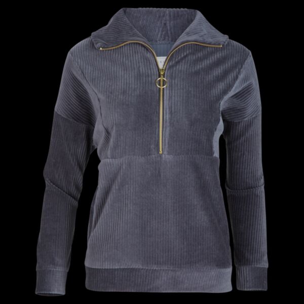 Women's Manchester Corded Quarter-Zip Pullover Thumbnail