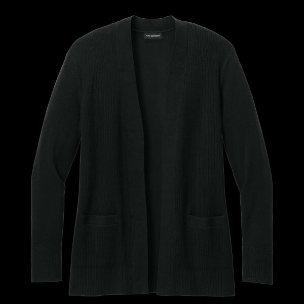 Women's Easy Care Open Front Cardigan Sweater Thumbnail