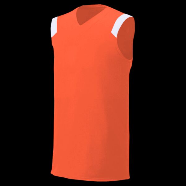 Adult Moisture Management V Neck Muscle Shirt Thumbnail