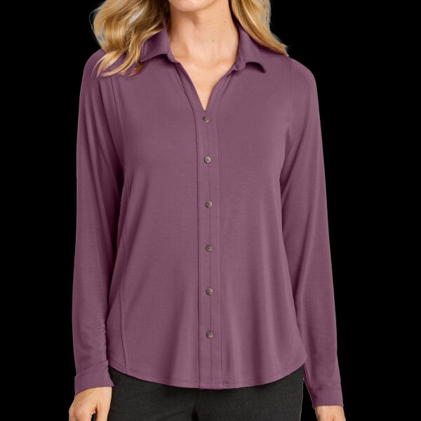 Women's Luxe Knit Button Tunic Thumbnail