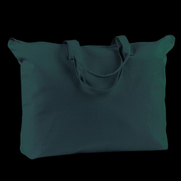 Canvas Zippered Book Tote Thumbnail