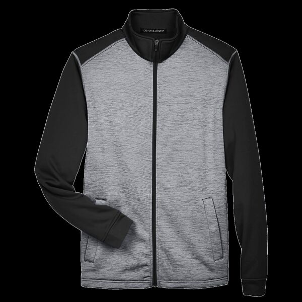 Men's Newbury Colorblock Mélange Fleece Full-Zip jacket Thumbnail