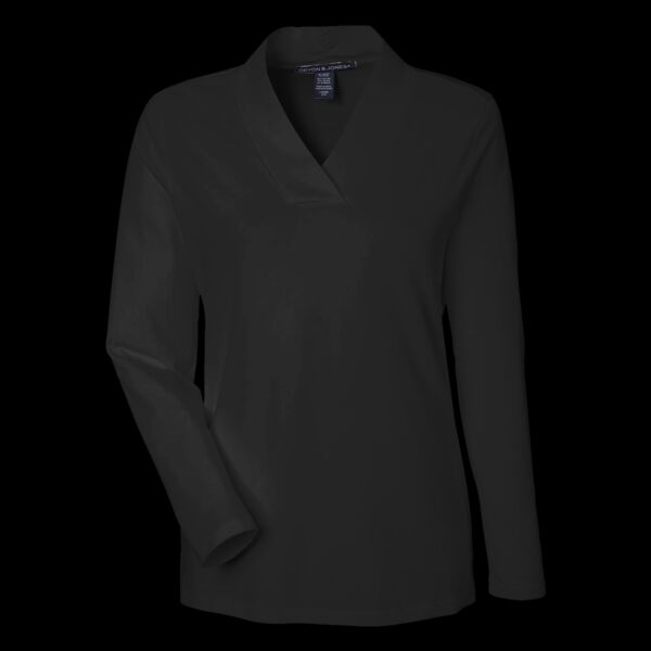 Women's Raleigh Shawl Collar Knit Top Thumbnail