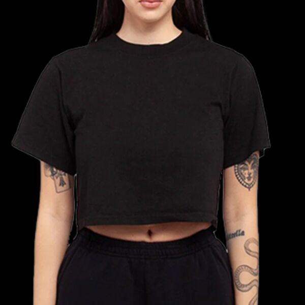 Women's Garment-Dyed Crop T-Shirt Thumbnail