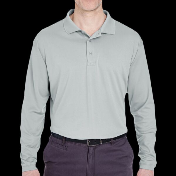 Men's Cool & Dry Sport Long Sleeve Polo Thumbnail