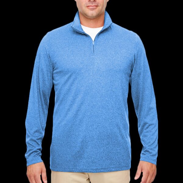 Men's Cool & Dry Heathered Performance Quarter-Zip Pullover Thumbnail