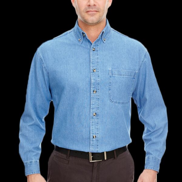 Men's Cypress Denim Shirt with Pocket Thumbnail