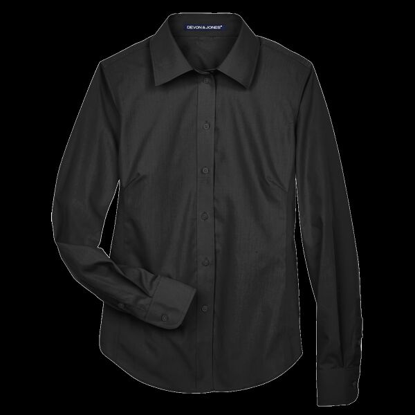 Women's Crown Collection® Broadcloth Woven Dress Shirt Thumbnail