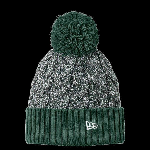 Marled Knit Pom Beanie Thumbnail