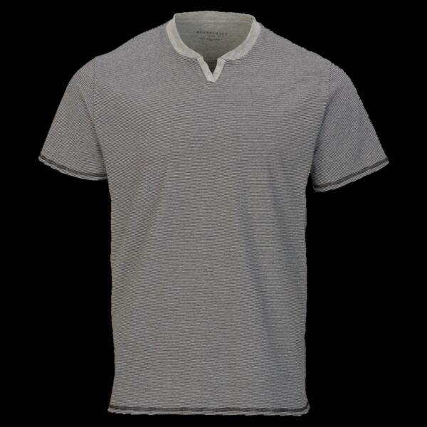 Men's Striped V-Notch T-Shirt Thumbnail