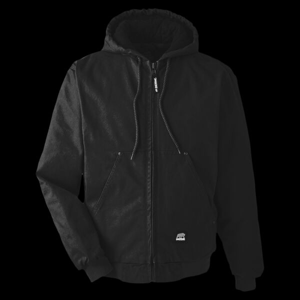Men's Tall Heartland Washed Cotton Duck Hooded Jacket Thumbnail