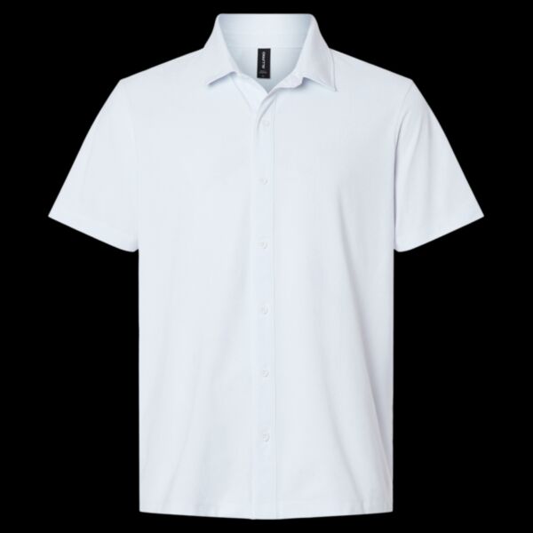 Men's Pro-Flex Sorona® Button Down Short Sleeve Shirt Thumbnail