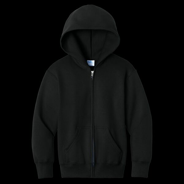 Youth Core Fleece Full Zip Hooded Sweatshirt Thumbnail