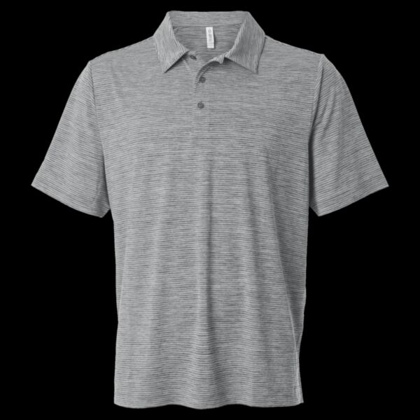 Men's Relay Heathered Stripe Polo Thumbnail