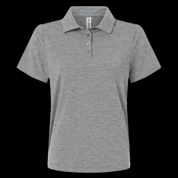 Women's Relay Heathered Stripe Polo Thumbnail