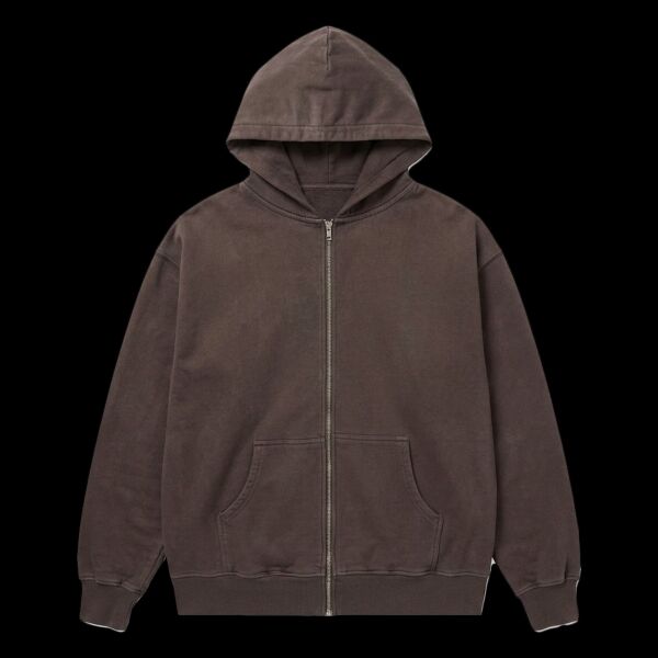 Unisex Max Heavy Fleece Garment-Dyed Full-Zip Hooded Sweatshirt Thumbnail