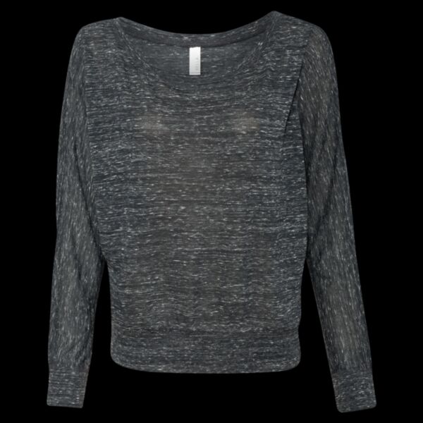 Women’s Flowy Off Shoulder Long Sleeve Tee Thumbnail