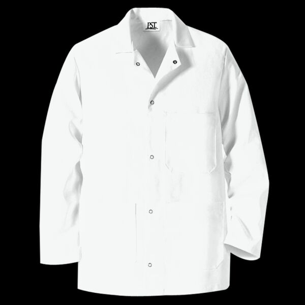Gripper Front Short Butcher Coat Thumbnail