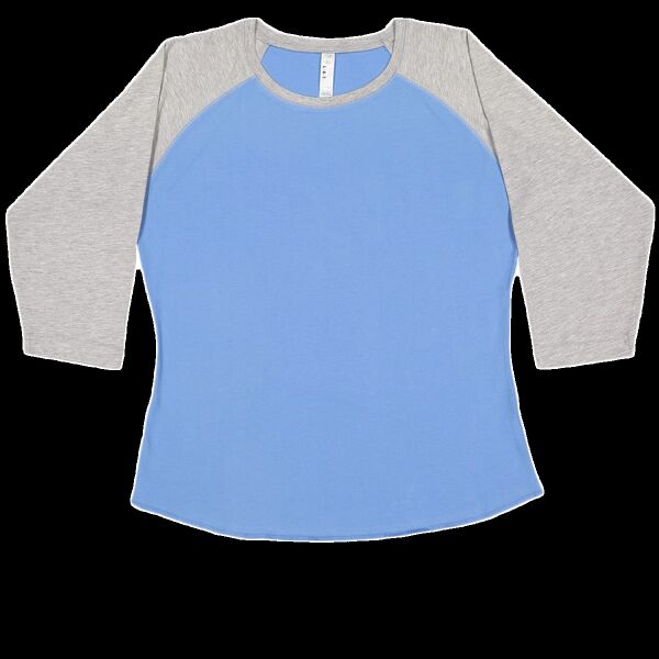 Women's Baseball Fine Jersey Three-Quarter Sleeve Tee Thumbnail