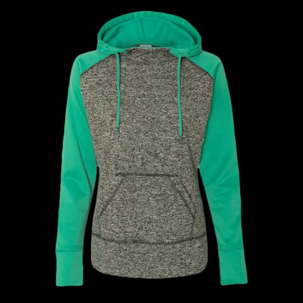 Women’s Colorblocked Cosmic Fleece Hooded Sweatshirt Thumbnail