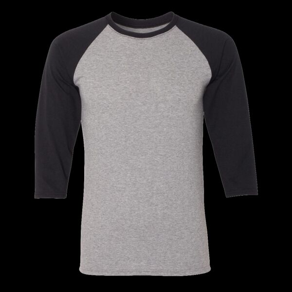 Unisex Triblend Three-Quarter Raglan Baseball T-Shirt Thumbnail