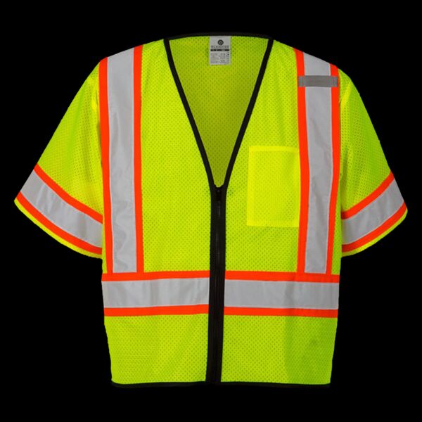 Unisex Class 3 Mesh Zippered Vest Thumbnail