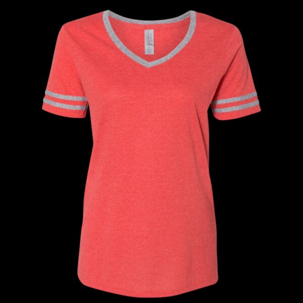 Women's Varsity Triblend V-Neck T-Shirt Thumbnail