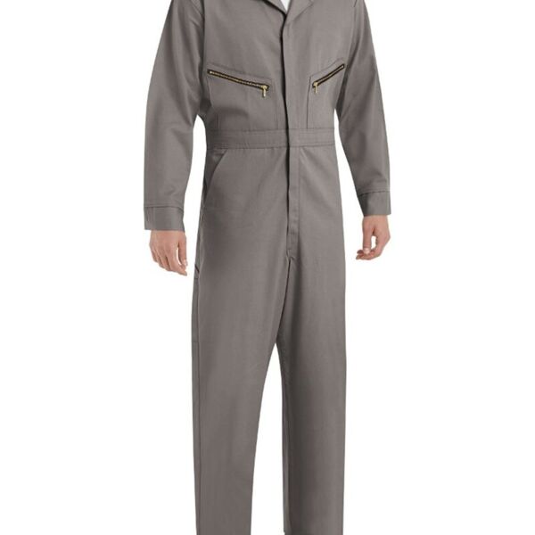 Zip-Front Cotton Coverall - Tall Sizes Thumbnail