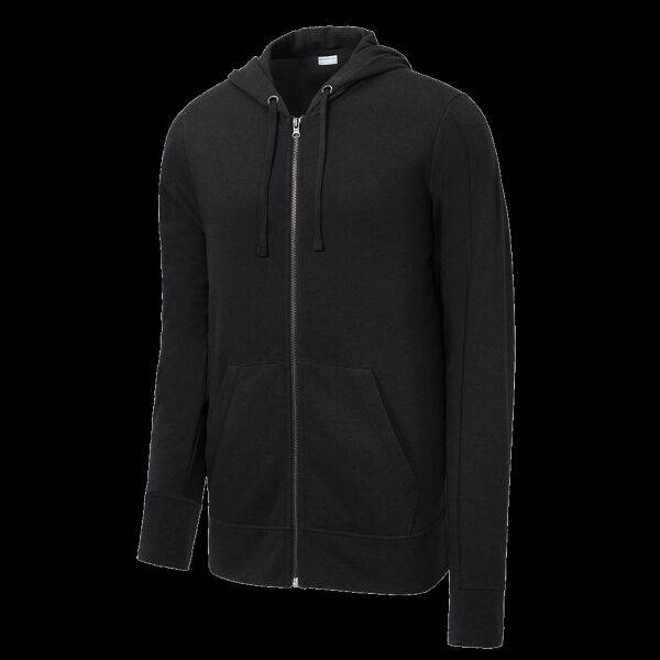 PosiCharge ® Tri Blend Wicking Fleece Full Zip Hooded Jacket Thumbnail