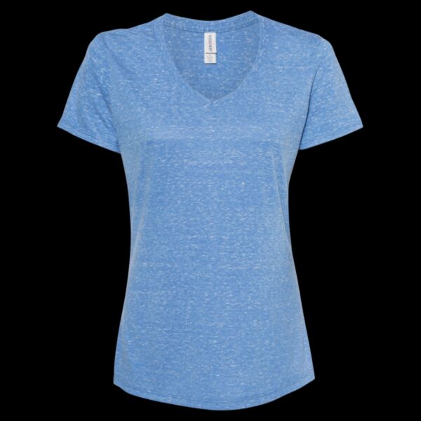 Women's Snow Heather Jersey V-Neck T-Shirt Thumbnail