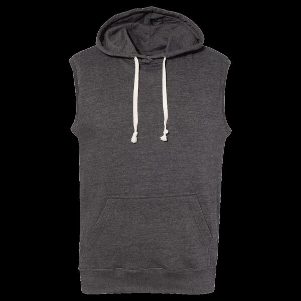 Men's Triblend Sleeveless Hooded Sweatshirt Thumbnail