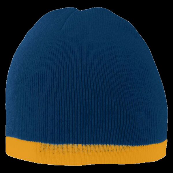 Two-Tone Knit Beanie Thumbnail