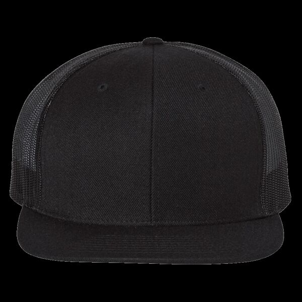 Wool Blend Flat Bill Trucker Cap Thumbnail