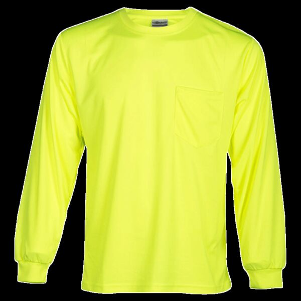Unisex Microfiber Polyester Long Sleeve T-Shirt Thumbnail