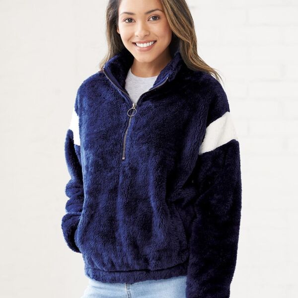 Women's Remy Fuzzy Fleece Pullover Thumbnail