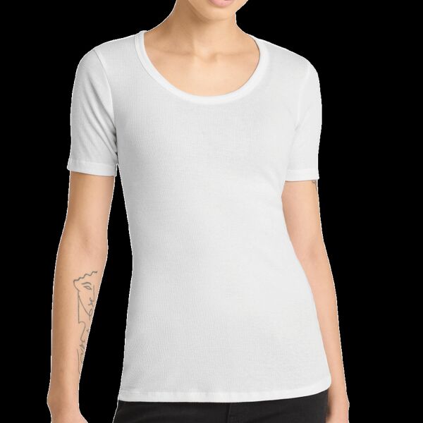 Women's V.I.T. Rib Scoop Neck Tee Thumbnail