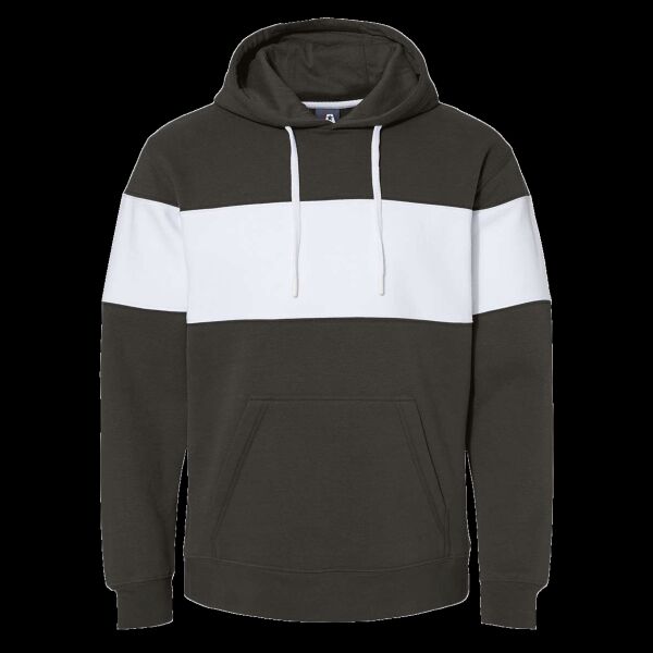 Men's Varsity Fleece Colorblocked Hooded Sweatshirt Thumbnail