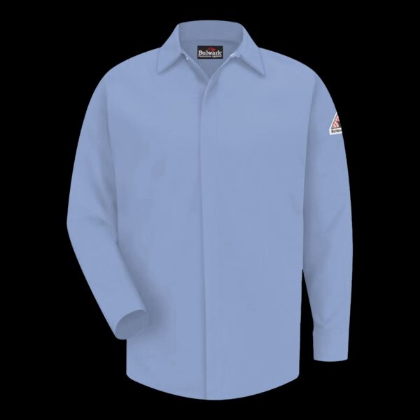 Men's Concealed-Gripper Pocketless Work Shirt Thumbnail
