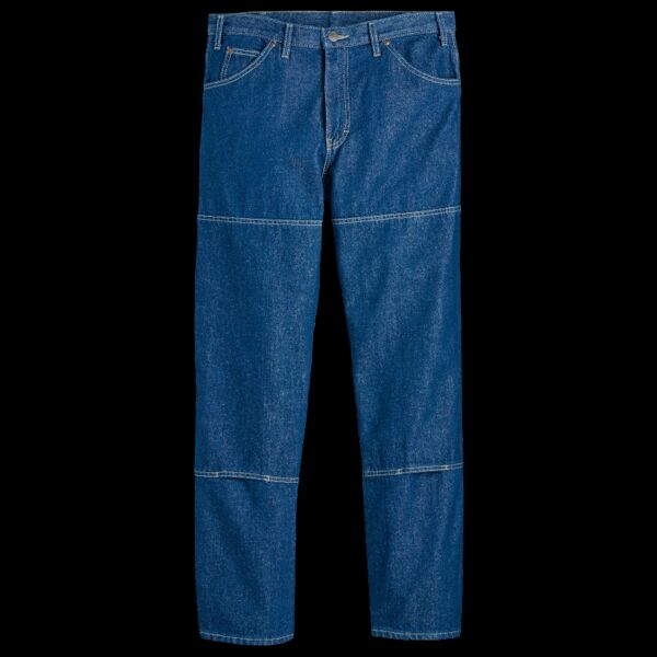 Men's Extended Sizes Industrial Double Knee Jeans Thumbnail