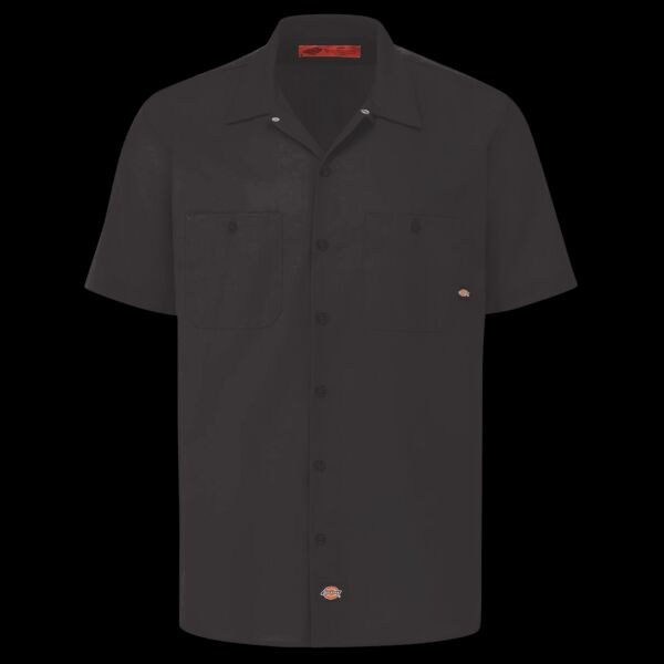 Men's Tall Industrial Short Sleeve Work Shirt Thumbnail