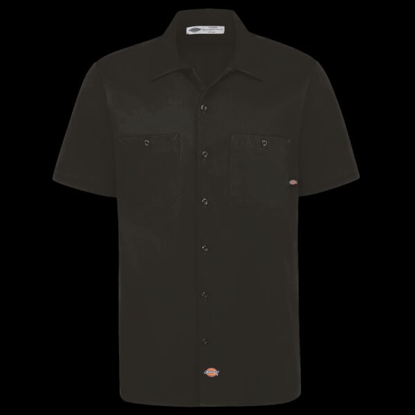Men's Industrial Short Sleeve Cotton Work Shirt Thumbnail