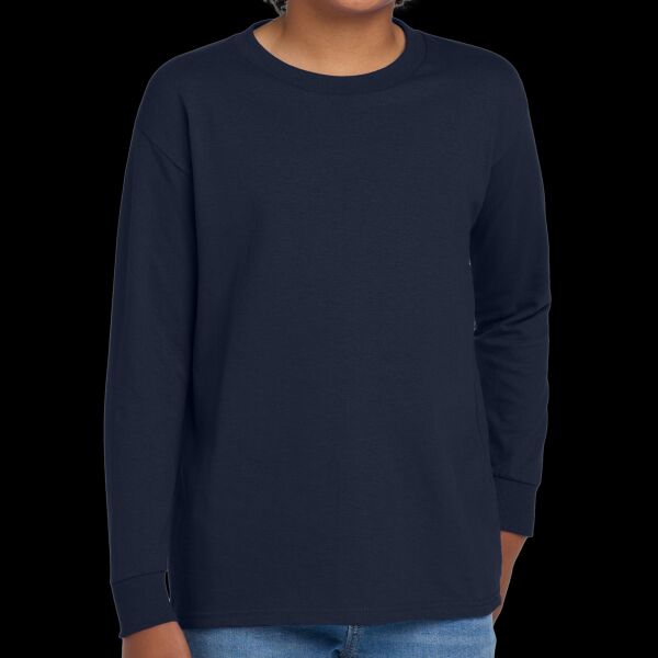 Youth Heavy Cotton  100% Cotton Long Sleeve T Shirt Thumbnail